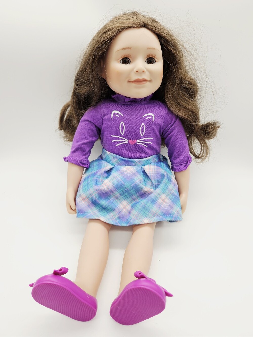 MAPLELEA FRIENDS | KMF6 brown hair brown eyes 20" doll